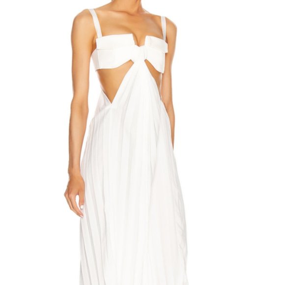 Dion Lee Cotton Bonded Pocket Bra Dress 